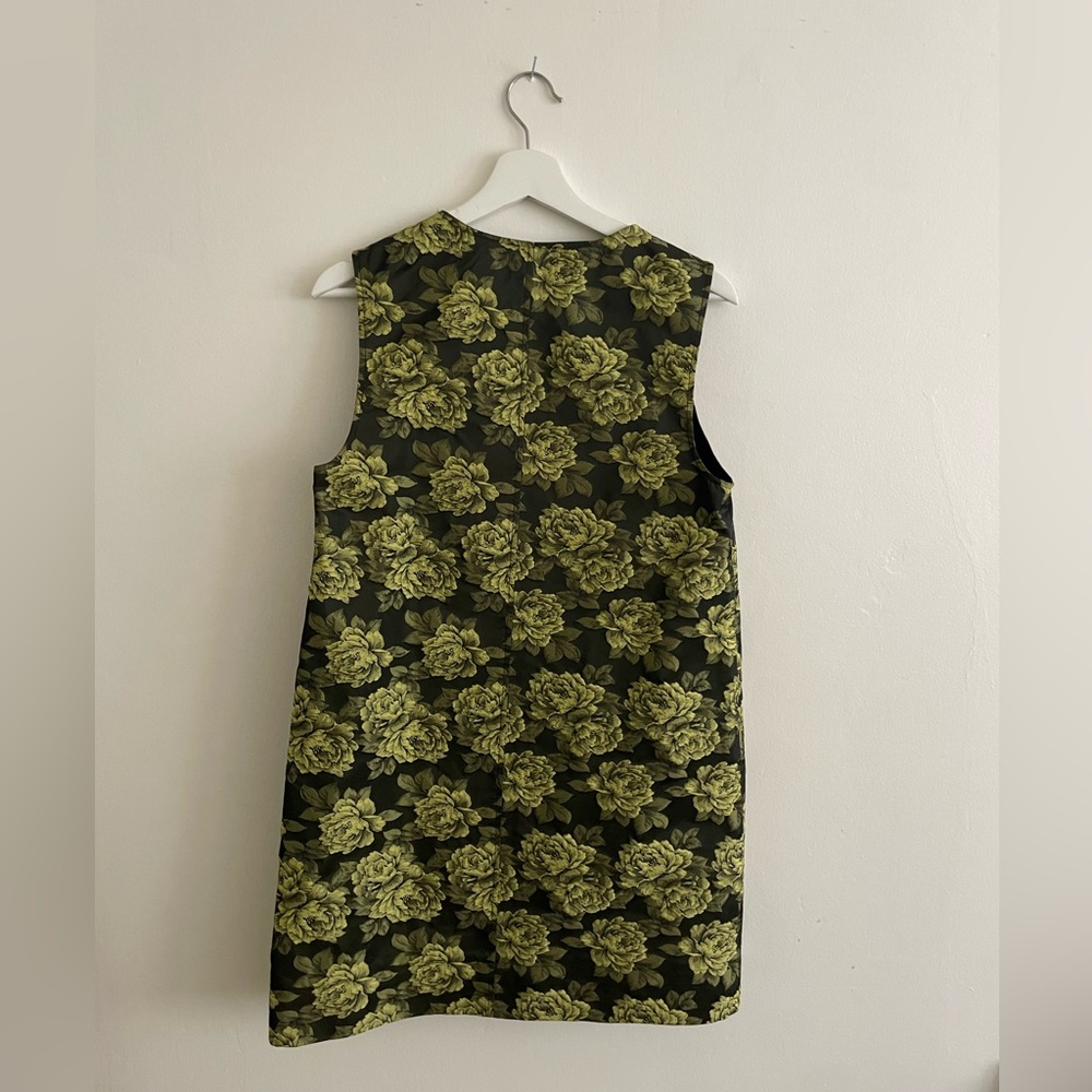 GANNI Flower Jacquard Suiting Mini Dress - Picture 7 of 9